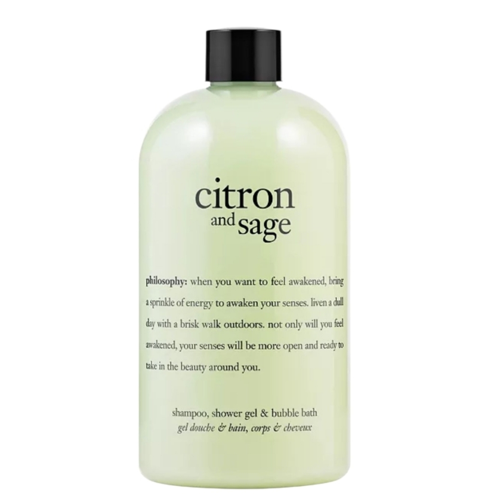 Philosophy Citron and Sage Shampoo, Shower Gel & Bubble Bath 16 oz